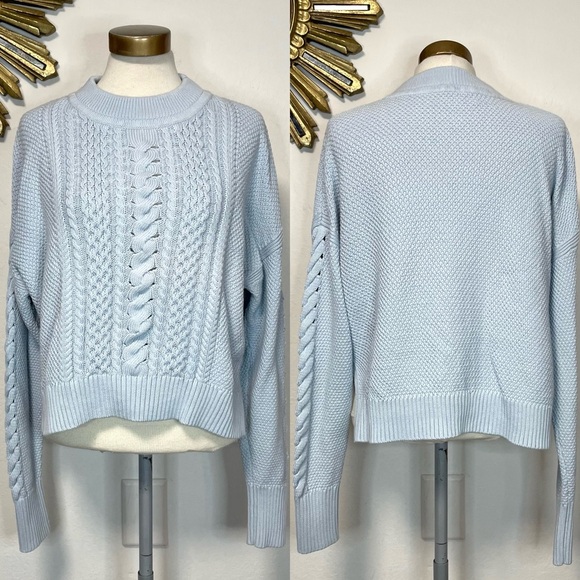 LA LIGNE Picnic Sweater in Pale Blue